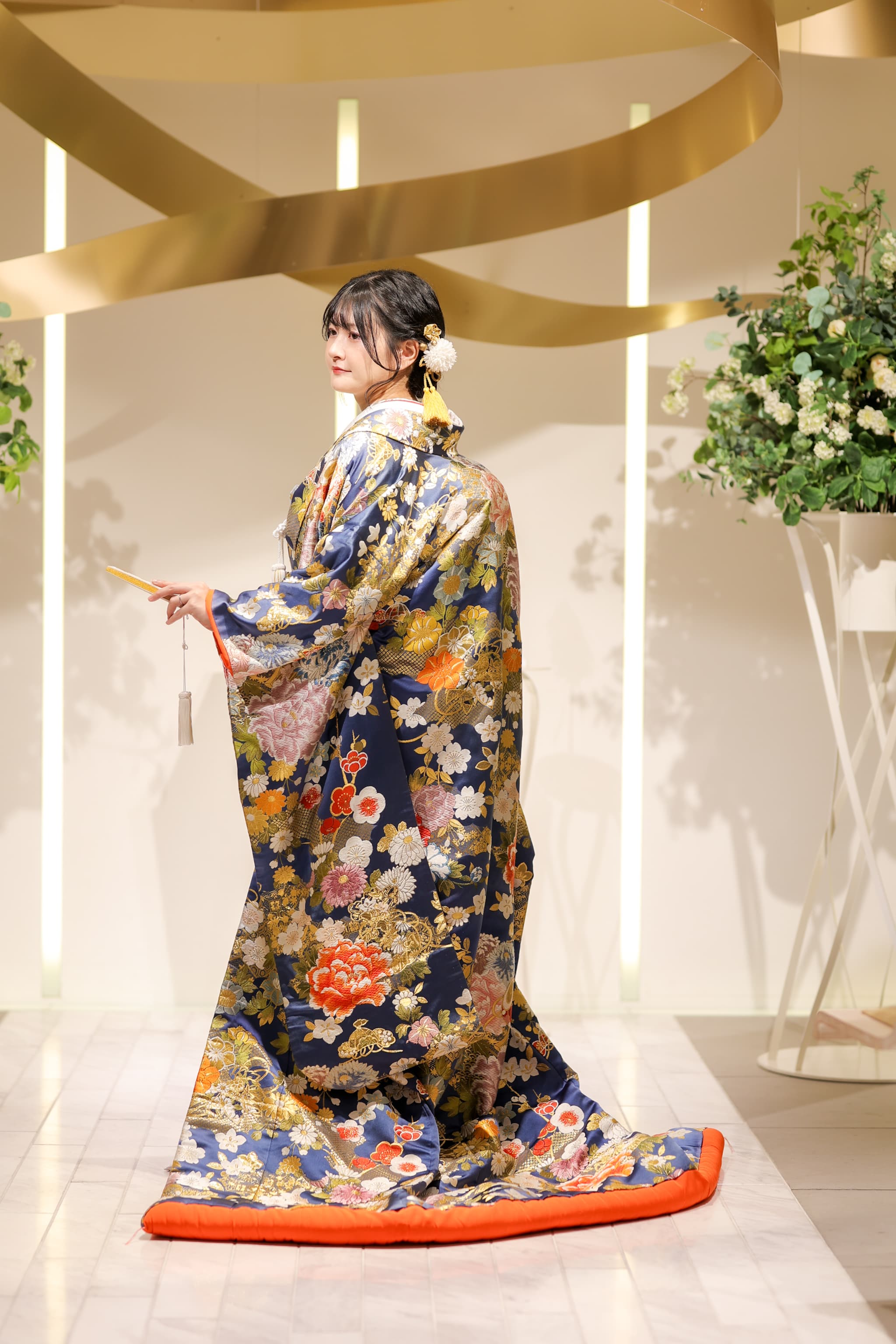 洋の空間に映える、和の美しさ